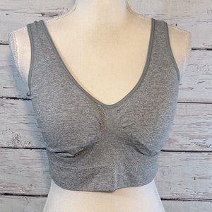 ZONE PRO Sports Bra Gray-1X
